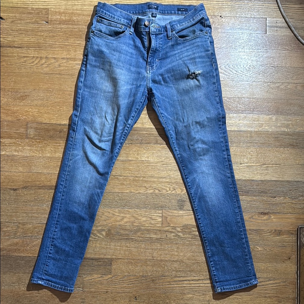 J. Crew Blue Slim Jeans with Modern Fit